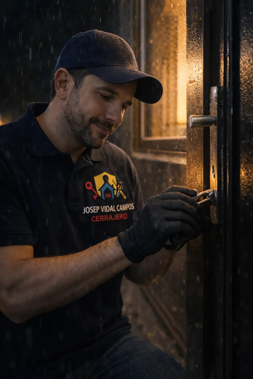 Canvi de panys en Mataró amb servei a domicili sobre porta de habitatge
